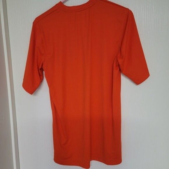 ~ mens orange Adidas climalite t shirt - Picture 3 of 4